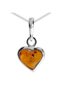 Kette mit Anh&auml;nger OSTSEE-SCHMUCK "OSTSEE-SCHMUCK Kette mit Anh&auml;nger kleines Herz", silber (wei&szlig;, neutral), Halsketten, M&auml;dchen, 36 bis 38cm, Silber 925 (Sterlingsilber), L: 36 38, Kette mit Anh&auml;nger