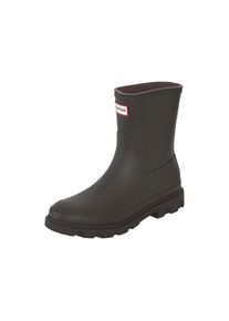 Gummistiefel Hunter "UNISEX DOWNPOUR SHORT BOOT", Herren, Gr. 42, chocolate braun, Synthetik, Schuhe Gummistiefel, wasserdicht