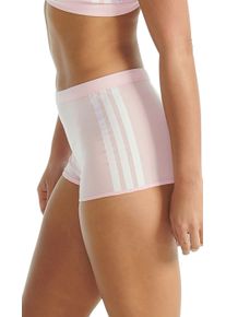 Panty adidas Sportswear "Sport Active Essentials Cotton 3 Stripes", Damen, Gr. XXL, Single Jersey, rosa (525, clear pink), Single Jersey, Obermaterial: 95% Baumwolle, 5% Elasthan, k&ouml;rpernah, Unterhosen Panty, elastisch, Cotton-Mix, atmungsaktiv, leicht, weich