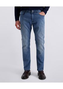 5-Pocket-Jeans Pierre Cardin "PC-Denim PC-Lyon", Herren, Gr. 42, L&auml;nge 34, light blau used buffies, Denim/Jeans, Obermaterial: 98% Baumwolle, 2% Elasthan, gerade, unten schmal lang, Jeans 5-Pocket-Jeans