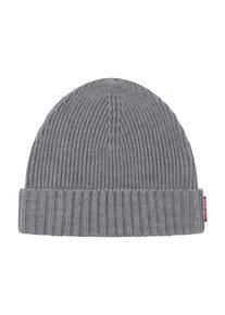 JOOP! Strickm&uuml;tze JOOP JEANS "Francis", Herren, silber, Strick, Materialmix, unifarben, M&uuml;tzen Strickm&uuml;tze