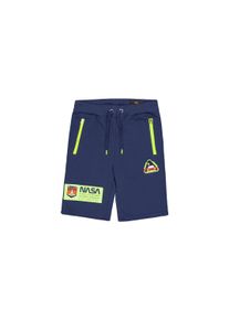 Sweatshorts Alpha Industries "Mars Neon Short", Herren, Gr. L, Normalgr&ouml;&szlig;en, blau (new navy), Obermaterial: 80% Baumwolle, 20% Polyester, Hosen Sweatshorts