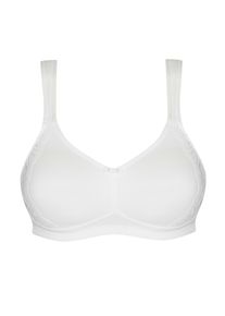 Minimizer-BH SuSa "Minimizer ohne B&uuml;gel Nizza", Damen, Gr. 95, Cup C, wei&szlig; (natur), Obermaterial: 75% Baumwolle, 20% Polyamid, 5% Elasthan, unifarben, elastisch, BHs Minimizer-BH, reduziert die B&uuml;ste optisch um eine Cup-Gr&ouml;&szlig;e, ohne B&uuml;gel