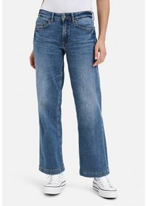 Smith & Soul Straight-Jeans SMITH & SOUL, Damen, Gr. 32, L&auml;nge 30, denim, Denim/Jeans, Obermaterial: 94% Baumwolle, 6% Elasthan, straight fit lang, Jeans Straight-Jeans, Wide Leg, Mid Rise