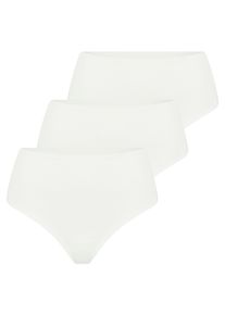 Shapingstring YSABEL MORA, Damen, Gr. M, wei&szlig;, Obermaterial: 75% Polyamid, 25% Elasthan, unifarben, Unterhosen Shapingstring, aus verst&auml;rktem Material und unsichtbarer Passform