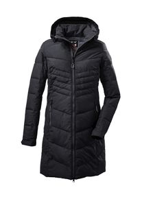 Steppmantel Killtec "KOW 150 WMN QLTD PRK", Damen, Gr. 36, schwarz, Oberstoff: 100% Polyester, Futter: 100% Polyester, Wattierung: 100% Polyester, M&auml;ntel Steppmantel, Wasserabweisender Parka mit 2-Wege-Rei&szlig;verschluss und Kapuze
