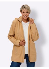 Softshelljacke Classic Basics, Damen, Gr. 52, braun (camel), 94% Polyester, 6% Elasthan, unifarben, Jacken Softshelljacke