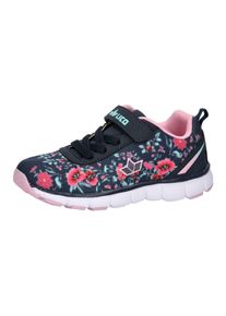 Klettschuh Lico "Freizeitschuh Sunflower VS", M&auml;dchen, Gr. 38, blau, Synthetik, Schuhe Klettschuh