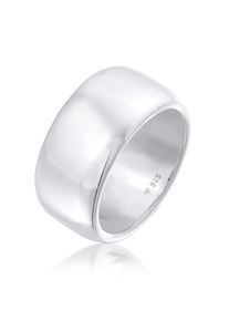 Silberring Elli Premium "Ring Breit Schlicht Bandring Trend 925 Sterling Silber" Gr. 58, silber, Fingerringe, Damen, 58, Silber 925 (Sterlingsilber), Silberring