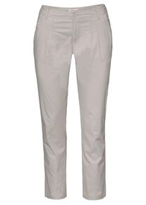 Chinohose sheego, Damen, Gr. 58, Normalgr&ouml;&szlig;en, beige, 97% Baumwolle, 3% Elasthan, unifarben, Hosen Chinohose