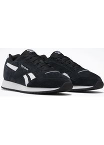 Sneaker Reebok CLASSIC "REEBOK GLIDE RIPPLE", Herren, Gr. 42,5, schwarz-wei&szlig; (cschwarz, ftwwht, cschwarz), Leder, Synthetik, Textil, Schuhe Sneaker