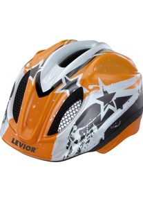 Kinderfahrradhelm Levior "Stars" Gr. M, orange, Helme, Kinder, M Kopfumfang: 52cm - 58cm, Kinderfahrradhelm