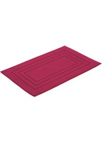 Badematte Vossen "Feeling", lila (lila rain), H:10mm, Baumwolle, Badematten, Badematte