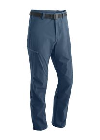 Funktionshose Maier Sports "Nil", Herren, Gr. 35, Kurzgr&ouml;&szlig;en, blau (jeansblau), 90% Polyamid, 10% Elasthan, Hosen Funktionshose, Herren Wanderhose, atmungsaktive Outdoor-Hose mit Roll up Funktion