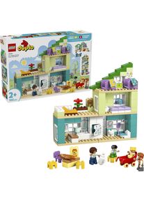 Konstruktionsspielsteine Lego "Modernes Familienhaus mit Figuren &ndash; 3-in-1-Set (10470)", bunt, Spielbausteine, Kinder, Kunststoff, Konstruktionsspielsteine, Lego DUPLO Town; Made in Europe