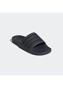 Badesandale adidas originals "ADILETTE BADESCHLAPPEN", Herren, Gr. 43, schwarz (carbon, core schwarz, carbon), Textil, Schuhe Badesandale, Badelatschen