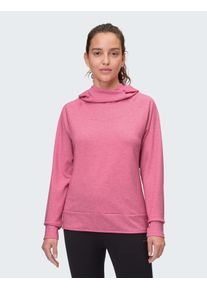 Kapuzenshirt Venice Beach "KAPUZENSHIRT MINKA", Damen, Gr. M (40), pink (candy), Obermaterial: 91% Polyester, 9% Elasthan, Shirts Kapuzenshirt
