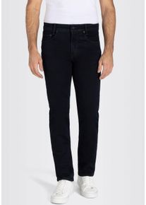 Straight-Jeans MAC "Flexx-Driver", Herren, Gr. 34, L&auml;nge 34, schwarz (blau schwarz), Denim/Jeans, Obermaterial: 86% Baumwolle, 10% Polyester, 4% Elasthan, Jeans Straight-Jeans, super elastisch