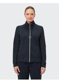 Sweatjacke Joy Sportswear "SWEATJACKE JULIANE", Damen, Gr. 40, blau (night), Obermaterial: 48% Polyester, 45% Modal, 7% Elasthan, Sweatjacken Sweatjacke