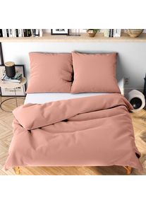 Bettw&auml;sche WOLKENFELD "Allergiker Bettw&auml;sche, unfassbar weich", rosa, B/L: 135cm x 200cm, 1 Stk., 1 Stk., Microfaser, B/L: 80cm x 80cm, 2 Stk., Microfaser, Obermaterial: 100% Polyester, Bettw&auml;sche, Bettw&auml;sche, 135x200 cm, 155x220 & &Uuml;bergr&ouml;&szlig;en I inkl. Kissenbez&uuml;ge 80x80 I Uni