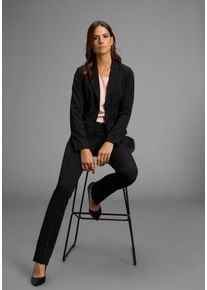 Anzug Melrose, Damen, Gr. 42, N-Gr, schwarz, Web, Obermaterial: 95% Polyester, 5% Elasthan. Futter: 100% Polyester, unifarben, sehr figurbetont, Anz&uuml;ge Anzug, Topseller