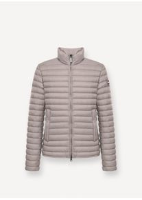 Leichtdaunenjacke COLMAR "MENS DOWN JACKET", Herren, Gr. 52, grau, Web, Obermaterial: 100% Nylon. Futter: 100% Nylon. Wattierung: 90% Entendaune, 10% Entenfeder, unifarben, regular fit normal, hoch geschlossener Ausschnitt, abgesteppte Kante, Jacken Leichtdaunenjacke, leichte F&uuml;llung aus echten Daunen, 2-Wege-Rei&szlig;verschluss, Regular Fit