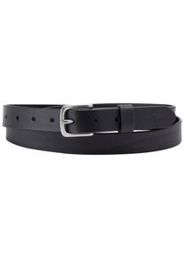 Levi's Lederg&uuml;rtel LEVI'S "NEWNARROW", Damen, Gr. 95, schwarz, Rindsleder, unifarben, G&uuml;rtel Lederg&uuml;rtel, Unisex