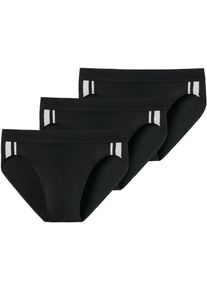 Rioslip Schiesser "95/5", Herren, Gr. 6L, schwarz (000, schwarz), Single Jersey, Obermaterial: 95% Baumwolle, 5% Elasthan, unifarben, eng, Unterhosen Rioslip, mit softem, tonalem Bund