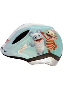 Kinderfahrradhelm Levior "Sorgenfresser" Gr. S, blau (hellblau), Helme, Kinder, S Kopfumfang: 46cm - 51cm, Kinderfahrradhelm