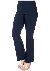 Webhose sheego, Damen, Gr. 23, Kurzgr&ouml;&szlig;en, blau (marine), 70% Viskose, 25% Polyamid, 5% Elasthan, unifarben, Hosen Webhose