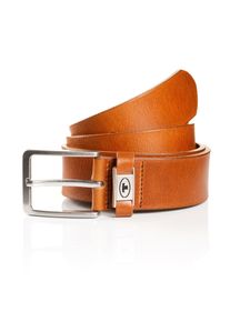 Lederg&uuml;rtel Tom Tailor "TTCOREY", Herren, Gr. 120, braun (hellbraun), Rindsleder, G&uuml;rtel Lederg&uuml;rtel, 4 cm breiter Herreng&uuml;rtel, ideal zu Jeans und Chino, bis Gr. 120