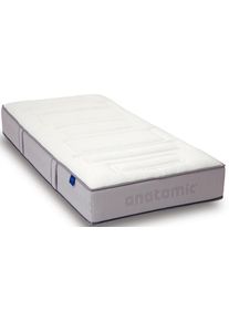 Taschenfederkernmatratze REVOR BEDDING "Anatomic ZIP 1000 Visko" Gr. 2, wei&szlig; (wei&szlig;, neutral), B:100cm H:26cm L:200cm, Bezug: 61% Polyester, 39% Viskose, Matratzen, Taschenfederkernmatratze, mit einzigartigem dynamischem ANATOMIC Federkern