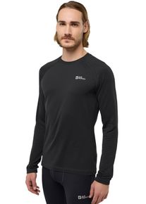 Langarmshirt Jack Wolfskin "INFINITE WARM LS M", Herren, Gr. XL (54/56), schwarz, Obermaterial: 92% Polyester, 8% sonstige Fasern, Shirts Langarmshirt