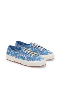 Sneaker Superga "2750 SANGALLO", Damen, Gr. 42, blau (blau indaco, favorio), Textil, Schuhe Sneaker