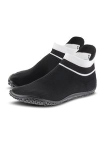 Barfu&szlig;schuh Leguano "SNEAKER", Herren, Gr. M (40/41), schwarz-wei&szlig; (schwarz, wei&szlig;), Textil, Schuhe Barfu&szlig;schuh, Bequemschuh, Komfortschuh f&uuml;r Maschinenw&auml;sche geeignet