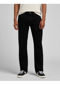 Straight-Jeans Lee "Legendary", Herren, Gr. 34, L&auml;nge 32, schwarz (schwarz overdye), Denim/Jeans, Obermaterial: 98% Baumwolle, 2% Elasthan, normal lang, Jeans Straight-Jeans, Straight fit