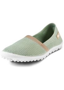Barfu&szlig;schuh Leguano "FLAIR", Damen, Gr. 39, gr&uuml;n (pistazie), Textil, Schuhe Barfu&szlig;schuh, Slipper, Bequemschuh mit speziell entwickelter LIFOLITLaufsohle