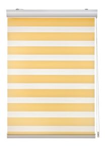 Doppelrollo Liedeco "Duo-Rollo mit Blende" Gr. 2, rot (apricot), B:80cm H:160cm, Polyester, Rollos, Doppelrollo