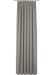 Vorhang Adam "Indian Cortezada" Gr. 3, schwarz, B:145cm H:225cm, Jacquard, Baumwolle (Bio-Baumwolle), Gardinen, Vorhang, aus 100% Bio-Baumwolle