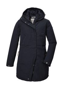 G.I.G.A. by Killtec Parka "GW 41 WMN PRK", Damen, Gr. 36, blau (navy), Oberstoff: 88% Polyester, 12% Baumwolle, Futter: 100% Polyester, Wattierung: 100% Polyester, G.I.G.A. DX BY KILLTEC, Jacken Parka, Trendiger Damenparka, warm, wasserabweisend, winddicht, atmungsaktiv