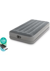 Luftbett Intex "Prestige Mid-Rise" Gr. 99, grau, Luftbetten, B/H/L: 99cm x 30cm x 191cm, Vinyl, Luftbett, B:99cm H:30cm L:191cm