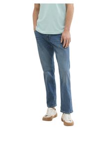 Straight-Jeans Tom Tailor "MARVIN", Herren, Gr. 40, L&auml;nge 34, blau (clean light stone blau denim), Denim/Jeans, Obermaterial: 98% Baumwolle, 2% Elasthan, unifarben, straight fit kn&ouml;chellang, Jeans Straight-Jeans, im Five-Pocket Style