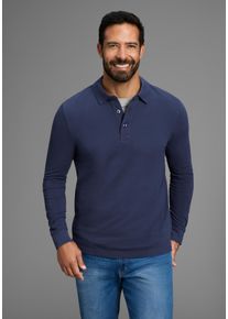 MAN'S WORLD Poloshirt MAN'S WORLD, Herren, Gr. M (48/50), blau (marine), Piqu&eacute;, Obermaterial: 100% Baumwolle, unifarben, Basic, normal, angesetztes B&uuml;ndchen, Shirts Poloshirt, in Pique&acute; Qualit&auml;t, Topseller