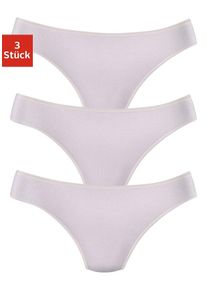 String Lascana "aus hochwertiger Modal-Qualit&auml;t", Damen, Gr. 40/42, wei&szlig;, Obermaterial: 94% Modal (TENCEL&trade;), 6% Elasthan, unifarben, k&ouml;rpernah, Unterhosen String