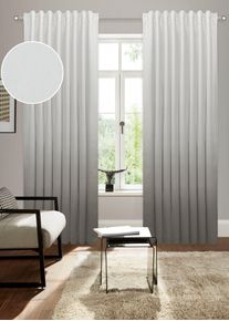 Verdunkelungsvorhang Bruno Banani "Clemton" Gr. 4, grau (beige), B:130cm H:245cm, Polyester, Polyester, Gardinen, Verdunkelungsvorhang, Verdunkelung, Schutz, Privatsph&auml;re, blickdichter Vorhang, Farbverlauf