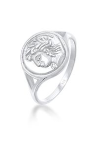 Siegelring Elli "Ring Siegelring Coin Antik M&uuml;nze 925 Silber" Gr. 58, silber, Fingerringe, Damen, 58, ohne Stein, Silber 925 (Sterlingsilber), Siegelring