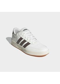 Sneaker adidas Sportswear "BREAKNET 3.0", Herren, Gr. 45, wei&szlig; (core wei&szlig;, earth strata, grau six), Synthetik, Schuhe Sneaker