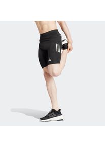 Laufshorts adidas Performance "OTR B SHORT TIG", Herren, Gr. 3XL, N-Gr, schwarz (schwarz, normal, gr.), Obermaterial: 85% Polyester, 15% Elasthan, Hosen Laufshorts