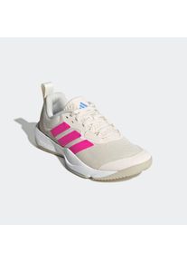 Trainingsschuh adidas Performance "RAPIDMOVE 2", Damen, Gr. 38, wei&szlig; (chalk wei&szlig;, shock pink, blau fusion), Textil, Schuhe Trainingsschuh