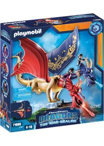Konstruktions-Spielset Playmobil "Dragons: The Nine Realms - Wu & Wei mit Jun (71080)", bunt, Spielbausteine, Kinder, Kunststoff, Konstruktions-Spielset, Made in Germany